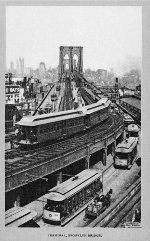 "Terminal, Brooklyn Bridge," c. 1907